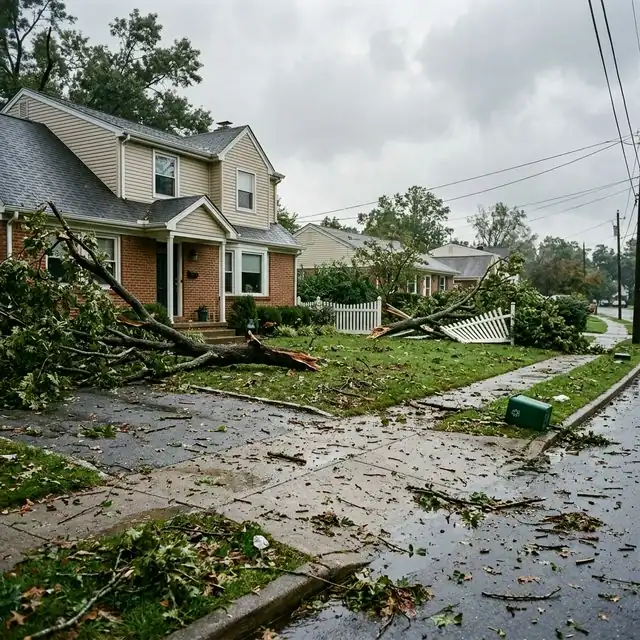 Storm Cleanup - Before