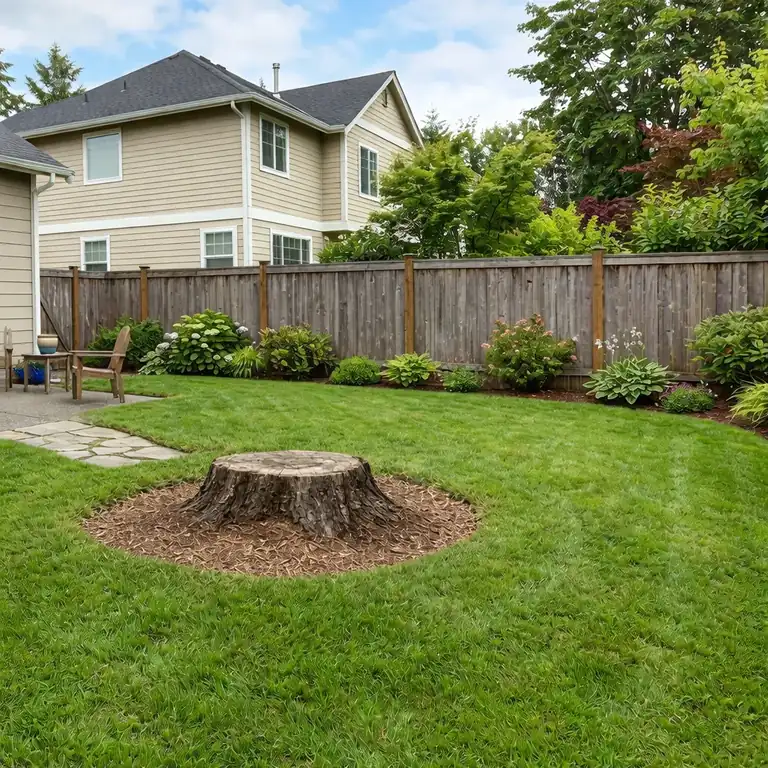Stump Grinding - Before