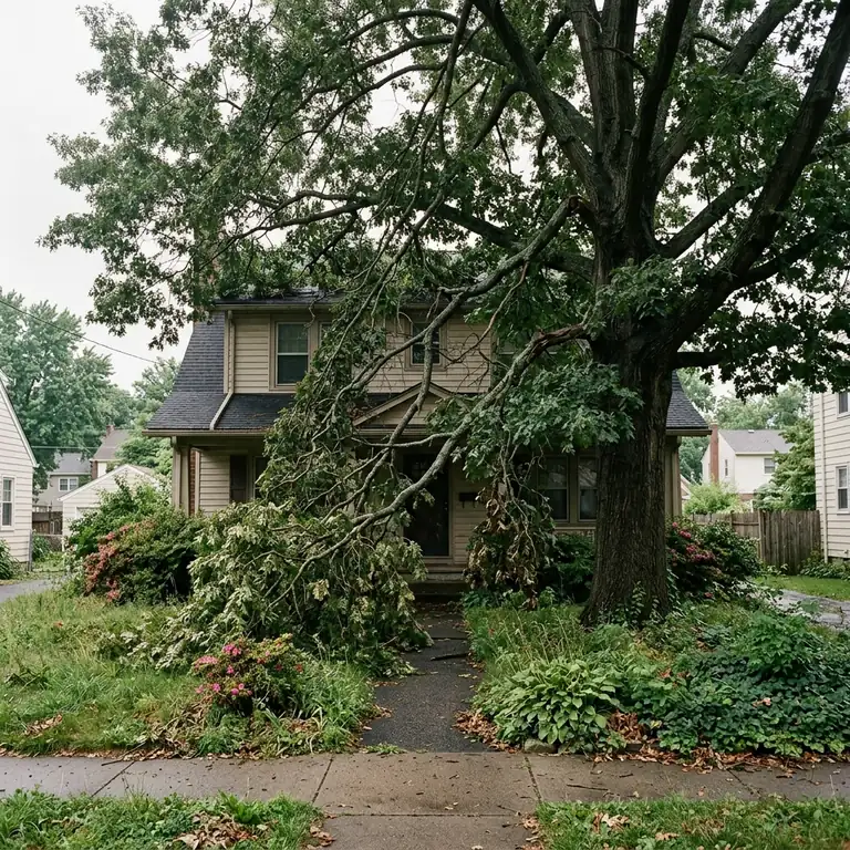 Tree Trimming & Pruning - Before